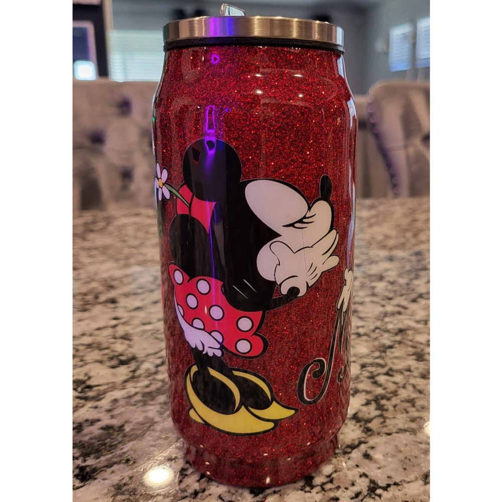 Disney set of two 12oz soda can tumblers - Picture 4 of 12